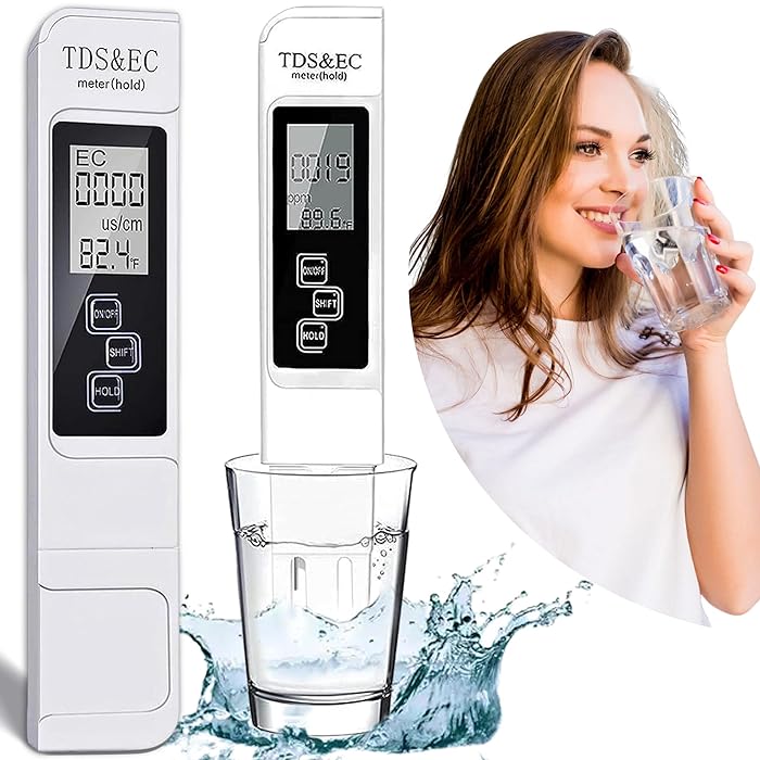 3-in-1 Digital TDS, Temperature &amp;amp; EC Meter - High Accuracy for Hydroponics, Drinking Water