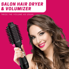 3-in-1 Hair Straightener Brush for Drye & Curly Hair