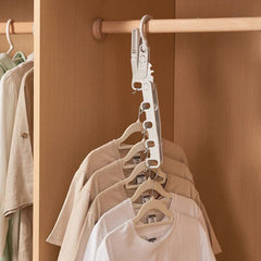 5-in-1 Folding Clothes Hanger - Multi-functional, Portable &amp;amp Clothing Stores