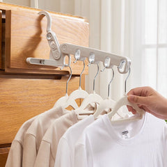 5-in-1 Folding Clothes Hanger - Multi-functional, Portable &amp;amp Clothing Stores