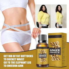 Big Bottle Ginger Essential Oil, Belly Drainage Ginger Oil, Belly Off Massage Oil, Ginger Oil Massage Liquid (30ML X 1PCS)