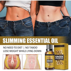 Big Bottle Ginger Essential Oil, Belly Drainage Ginger Oil, Belly Off Massage Oil, Ginger Oil Massage Liquid (30ML X 1PCS)