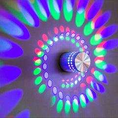 Colorful Wall Spiral Lamp Electric