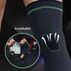 Extended Acupressure Sports Knee Pads Self-Heating Shaping Knee Sleeve