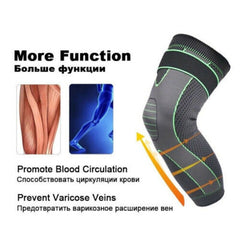 Extended Acupressure Sports Knee Pads Self-Heating Shaping Knee Sleeve