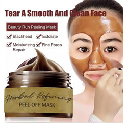 Pro-Herbal Refining Peel-Off Facial Mask | Gentle Exfoliation &amp; Deep Cleansing
