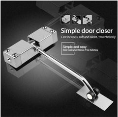 Stainless Steel Adjustable Automatic Strength Spring Door Closer